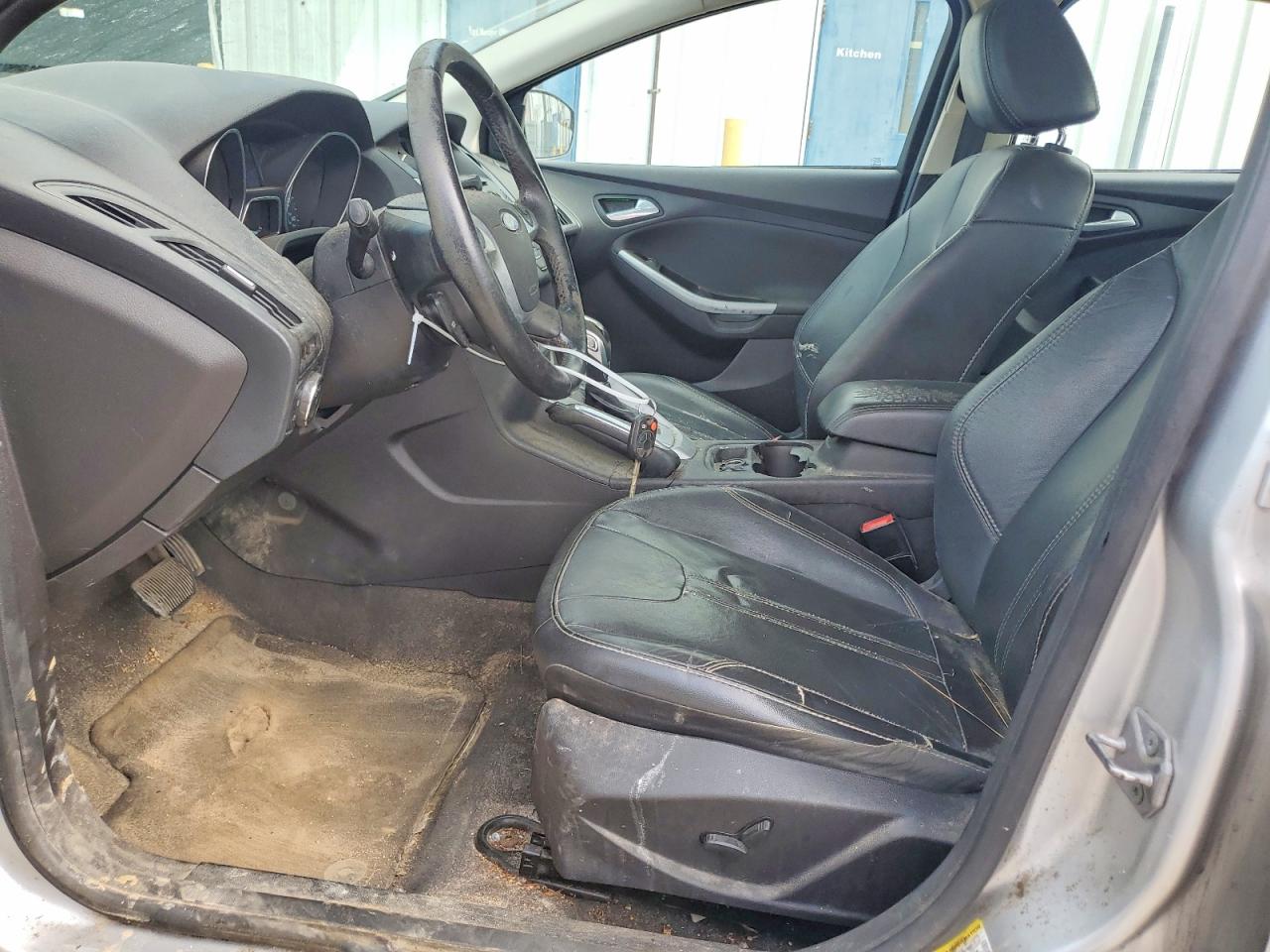 2014 Ford Focus Se Silver vin: 1FADP3F22EL134995