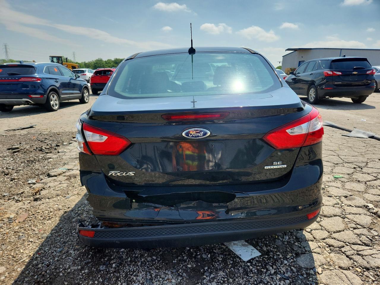 2014 Ford Focus Se Black vin: 1FADP3F22EL135998