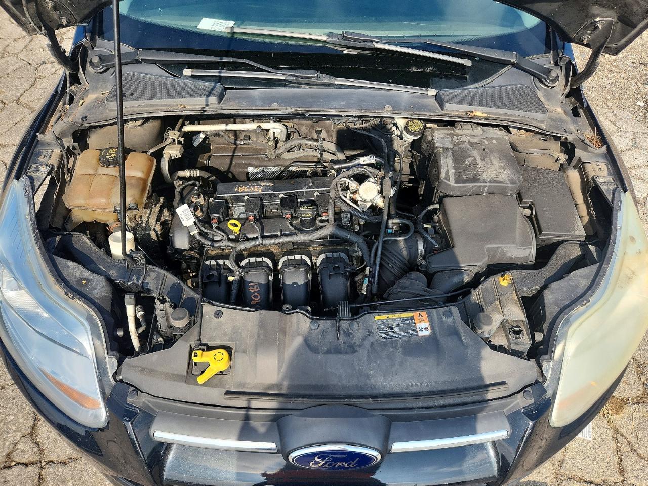 2014 Ford Focus Se Black vin: 1FADP3F22EL135998