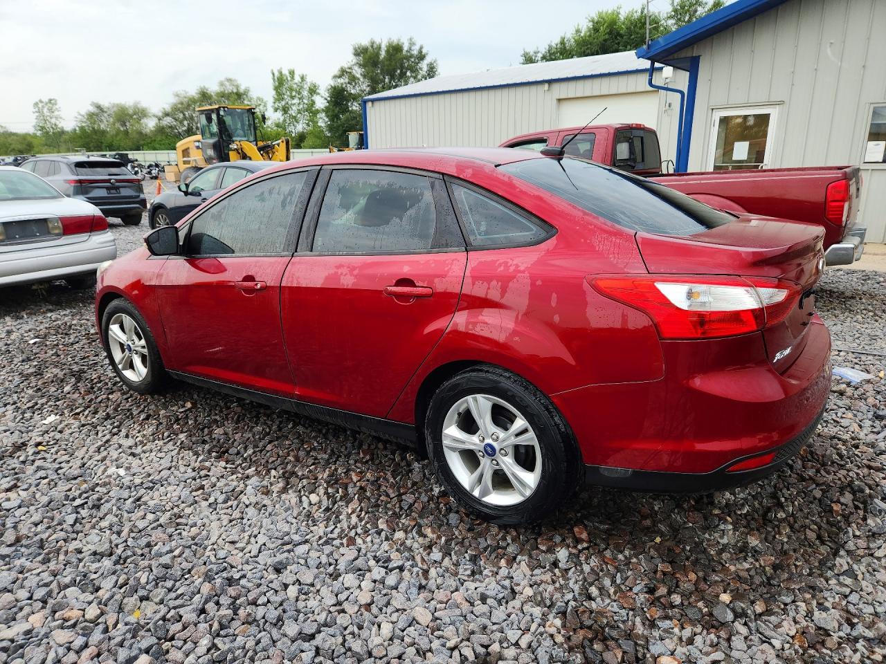 2014 Ford Focus Se Red vin: 1FADP3F22EL160321