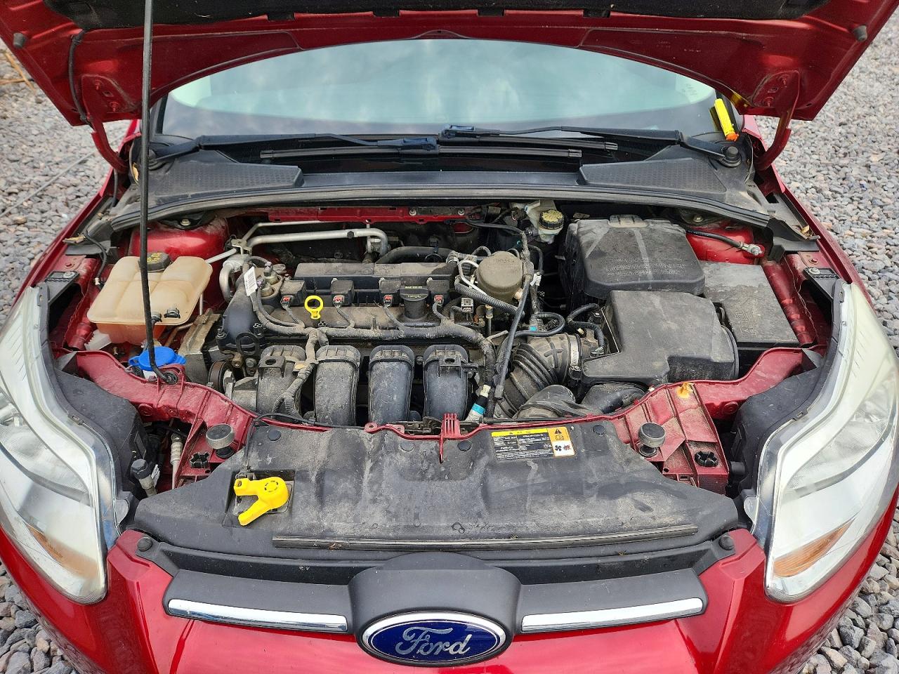 2014 Ford Focus Se Red vin: 1FADP3F22EL160321