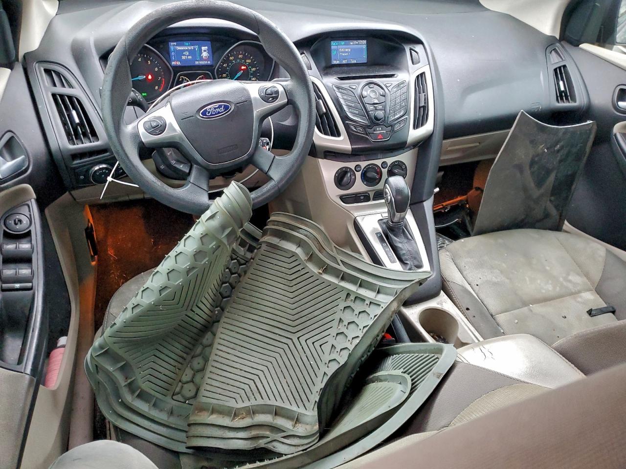 2014 Ford Focus Se Gray vin: 1FADP3F22EL165986