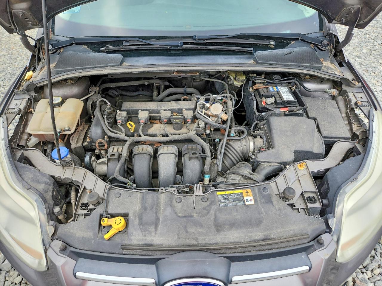 2014 Ford Focus Se Gray vin: 1FADP3F22EL178575
