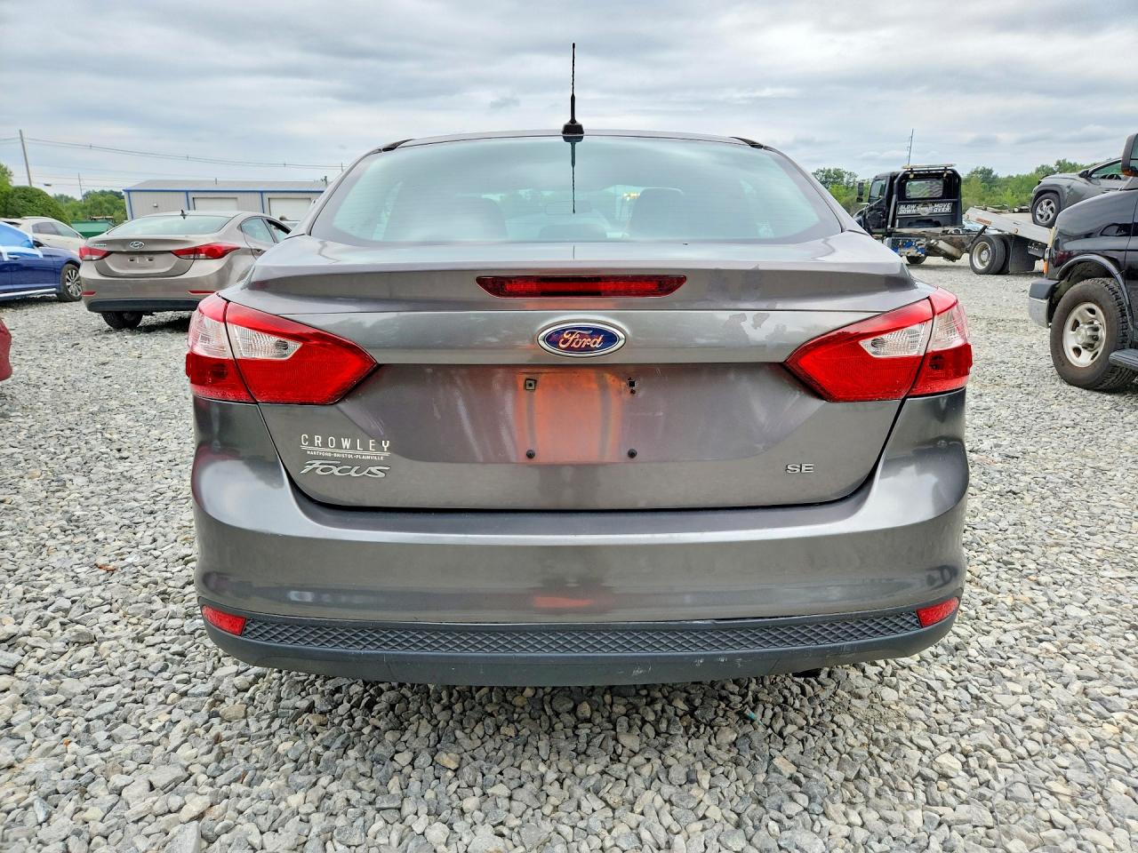 2014 Ford Focus Se Gray vin: 1FADP3F22EL178575