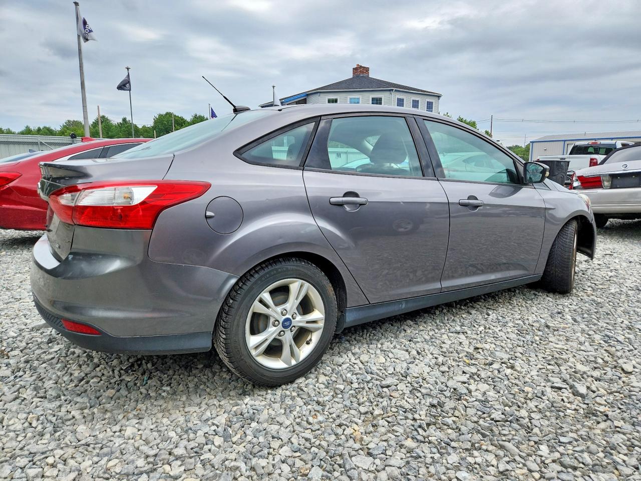 2014 Ford Focus Se Gray vin: 1FADP3F22EL178575