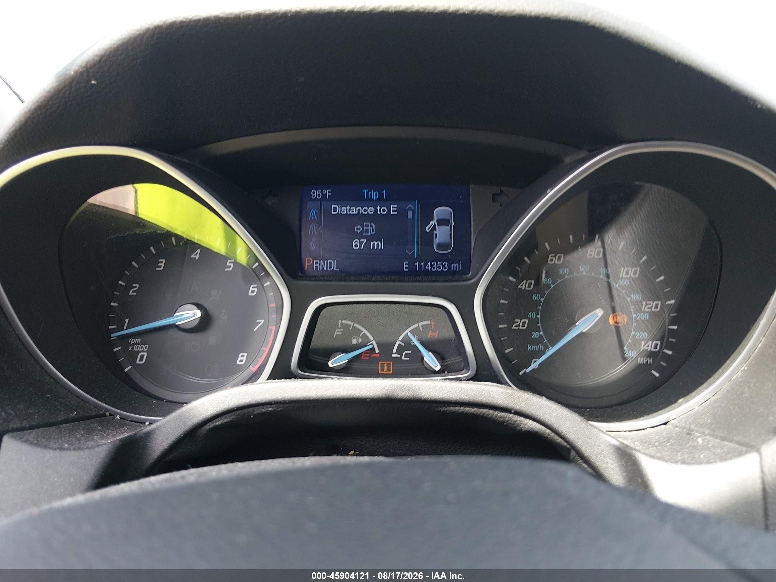 2014 Ford Focus Se Red vin: 1FADP3F22EL181590