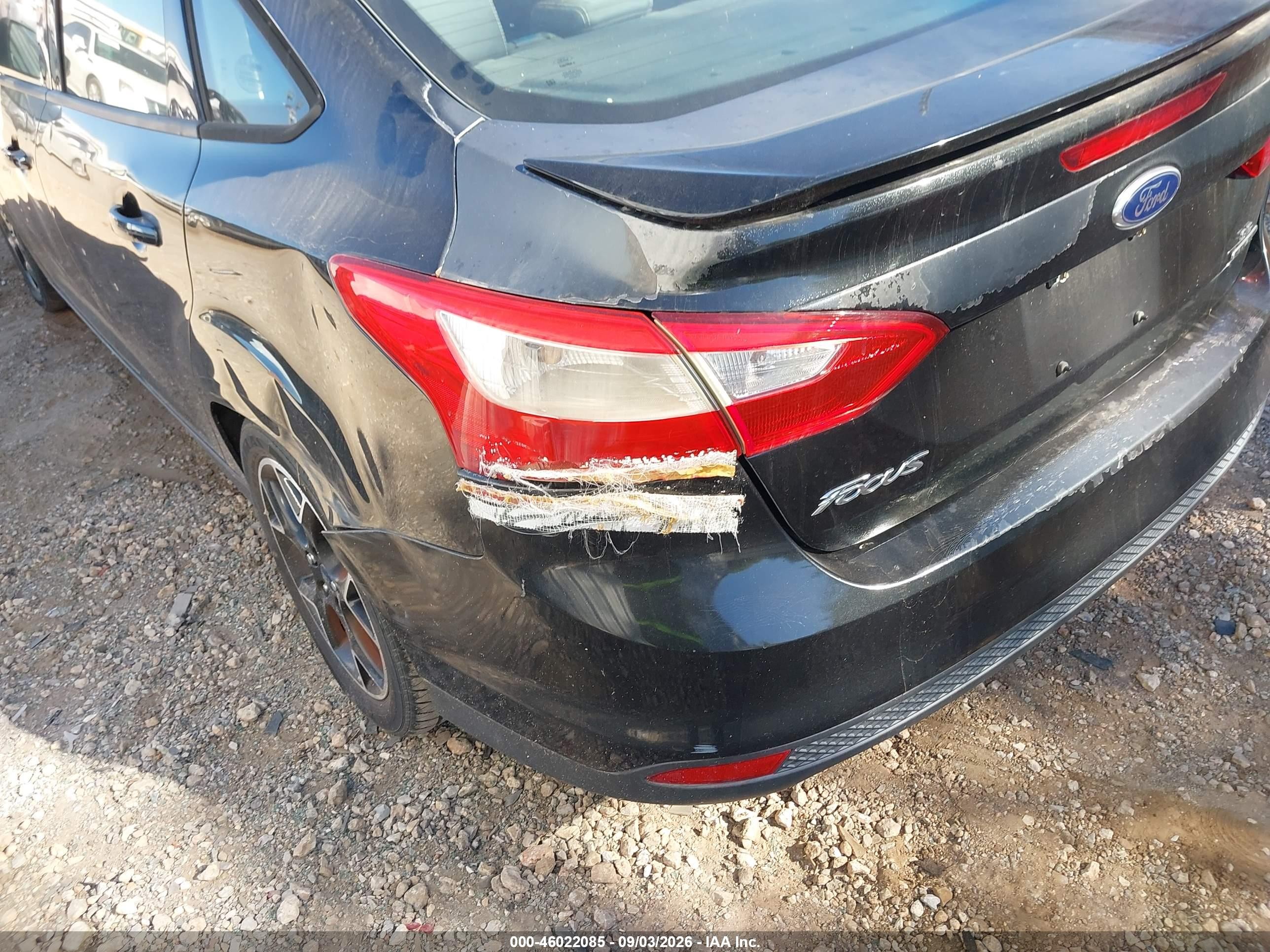 2014 Ford Focus Se Black vin: 1FADP3F22EL183971
