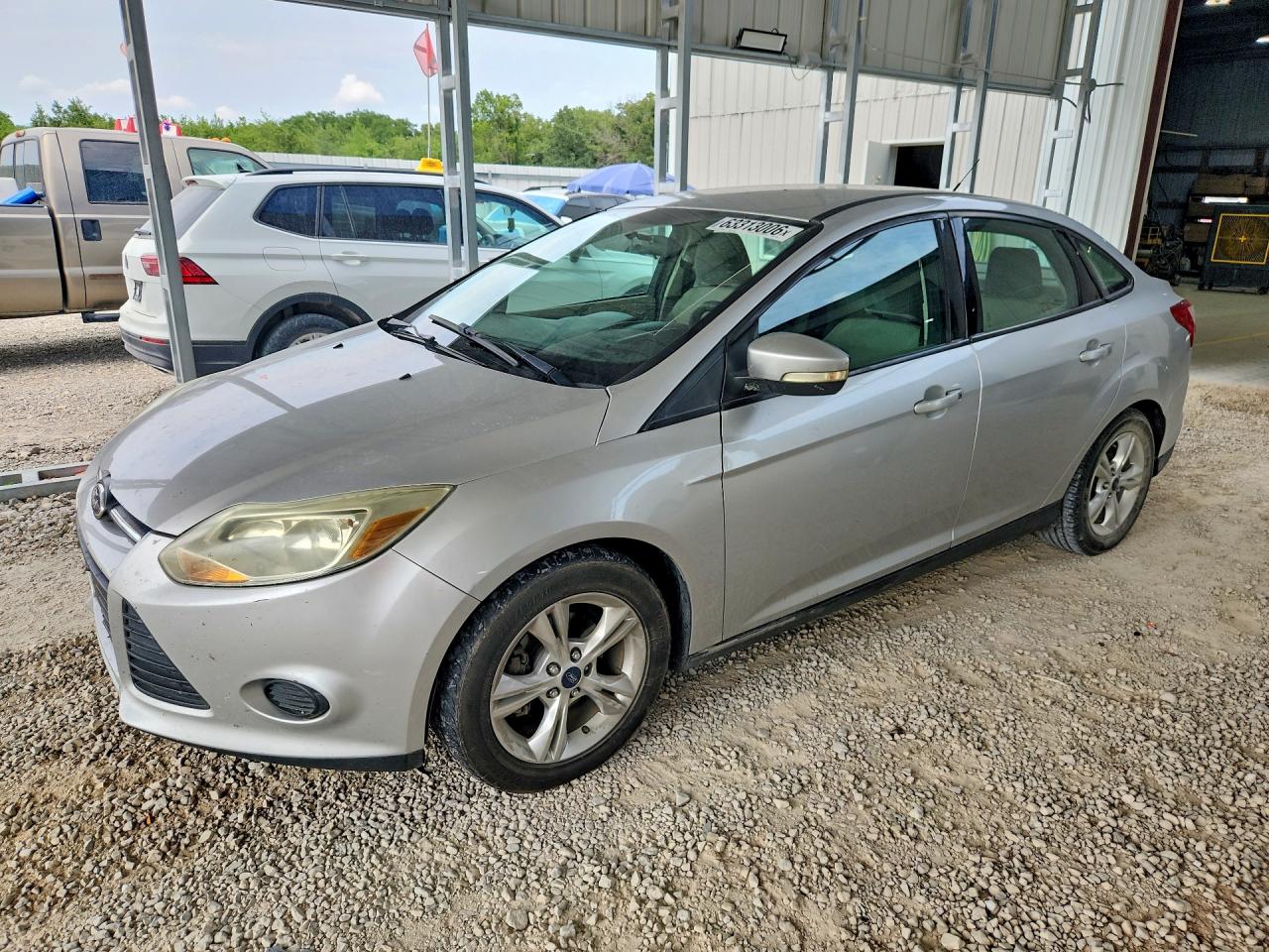 2014 Ford Focus Se Silver vin: 1FADP3F22EL184361