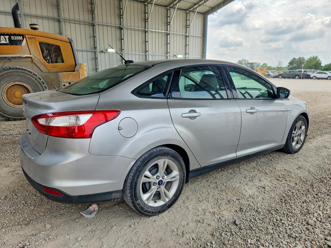 2014 Ford Focus Se Silver vin: 1FADP3F22EL184361