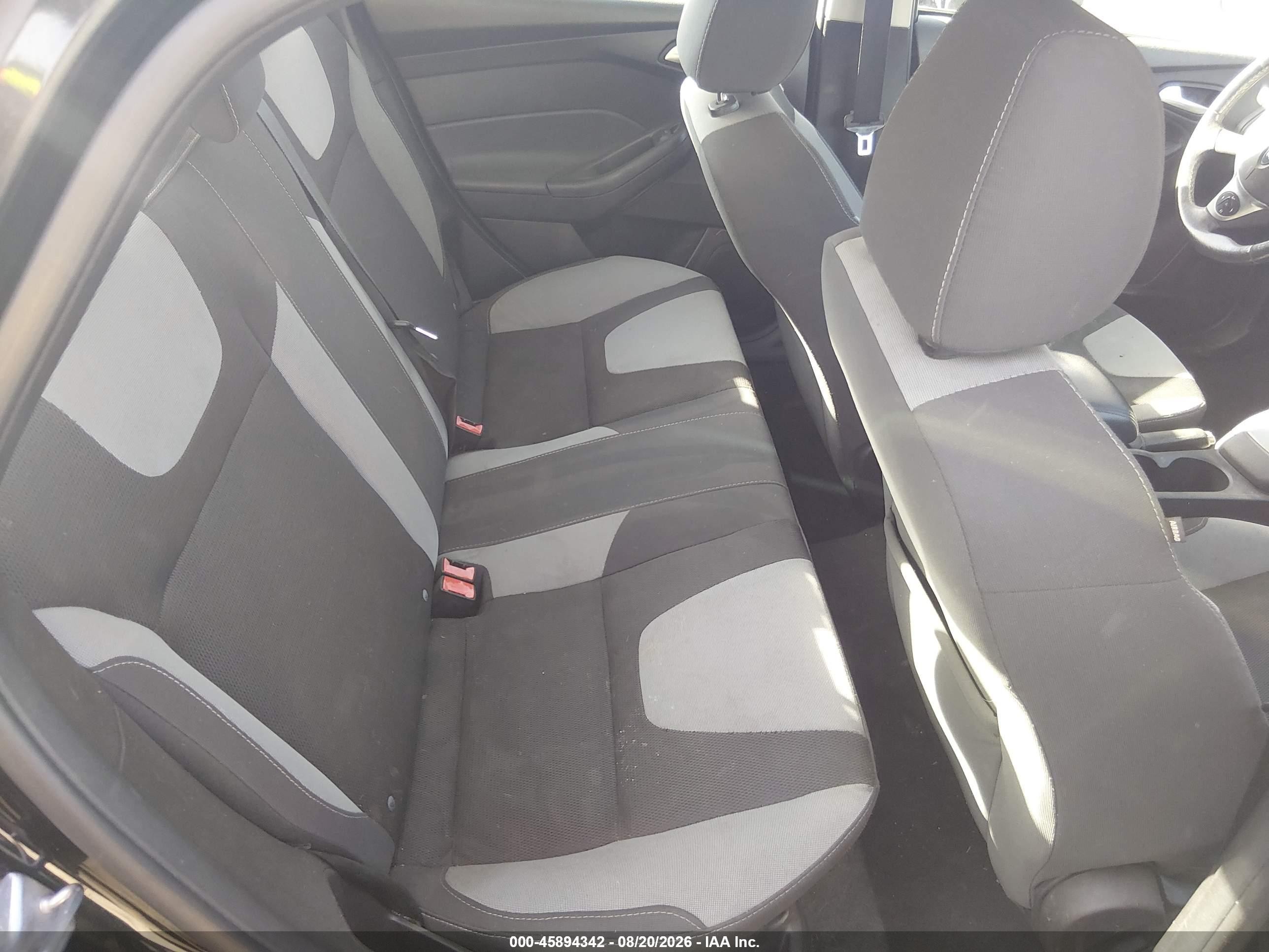 2014 Ford Focus Se Black vin: 1FADP3F22EL185378