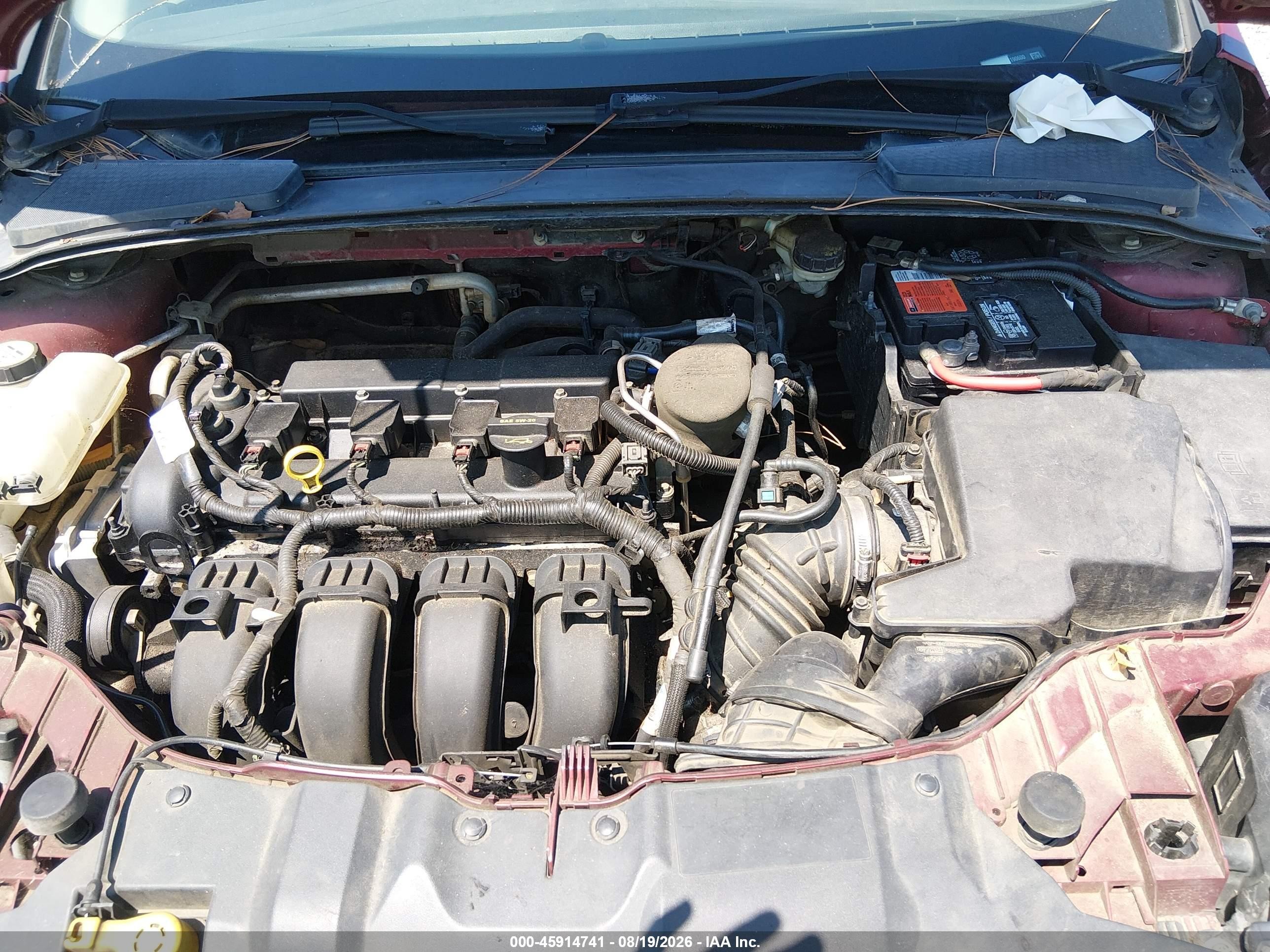 2014 Ford Focus Se Red vin: 1FADP3F22EL190600