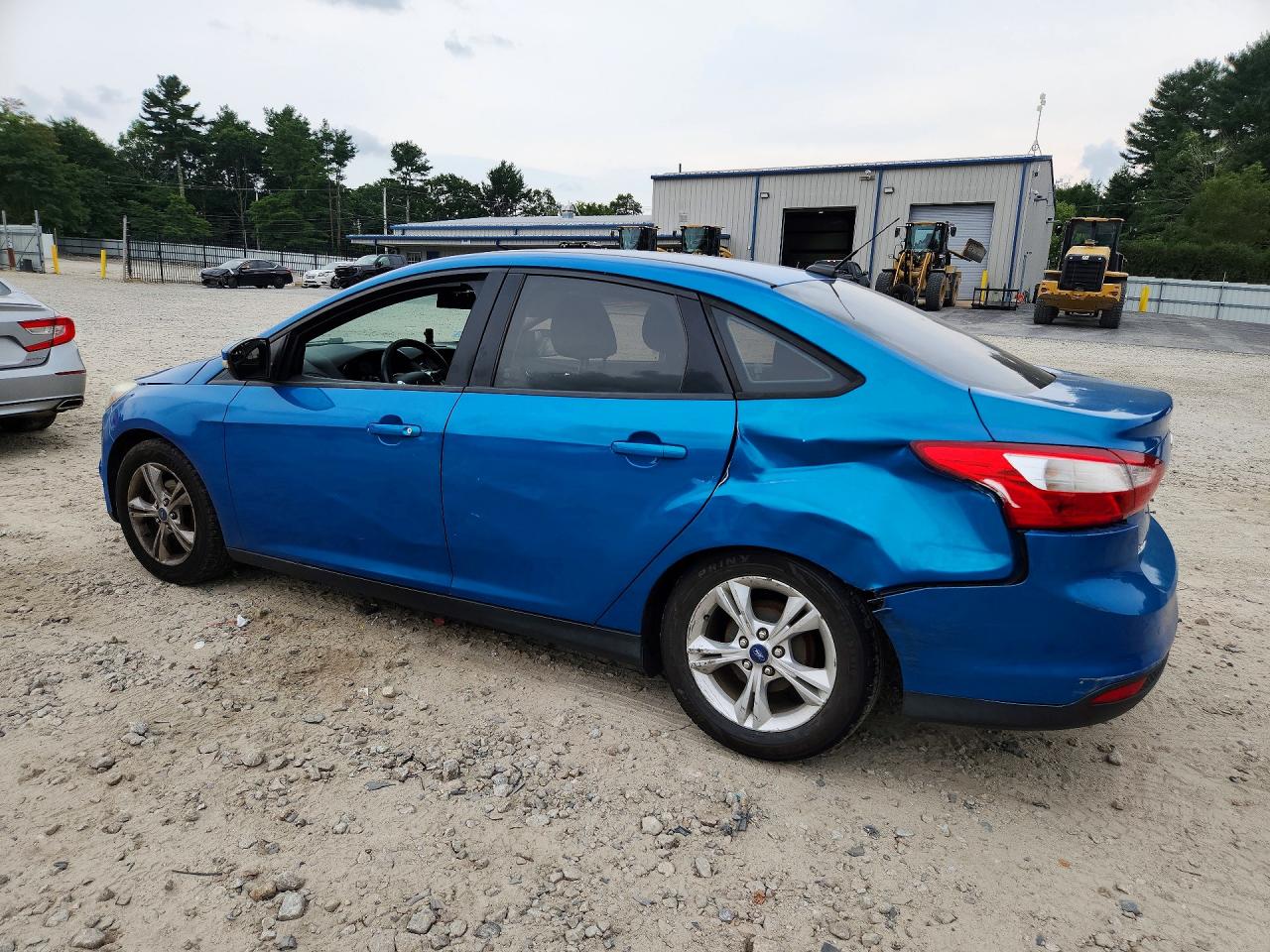 2014 Ford Focus Se Blue vin: 1FADP3F22EL201353