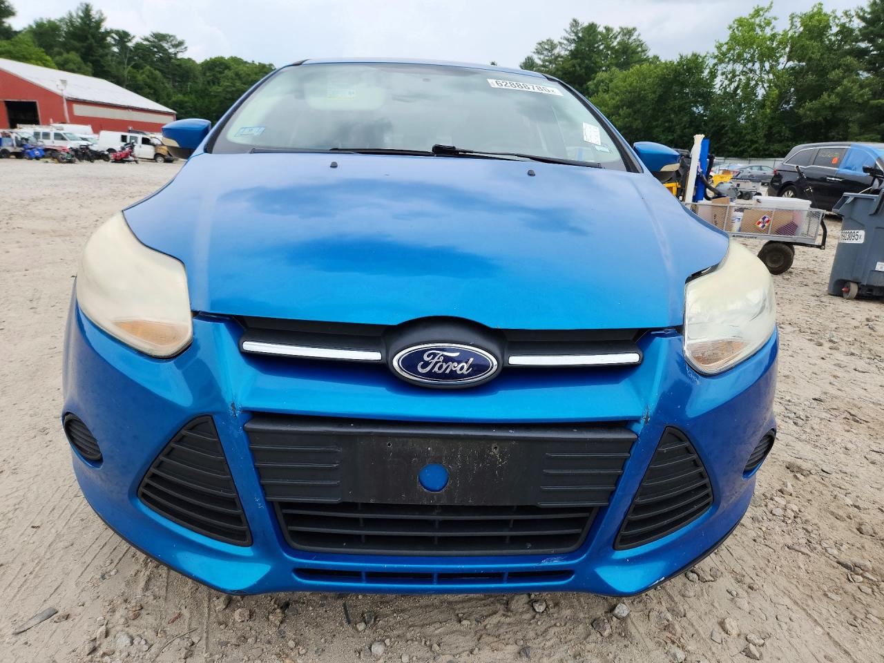 2014 Ford Focus Se Blue vin: 1FADP3F22EL201353