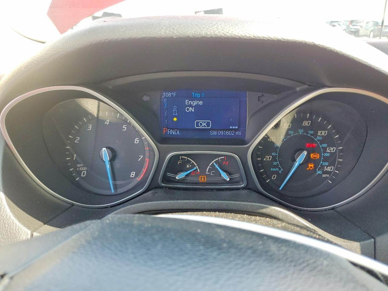2014 Ford Focus Se Red vin: 1FADP3F22EL203944
