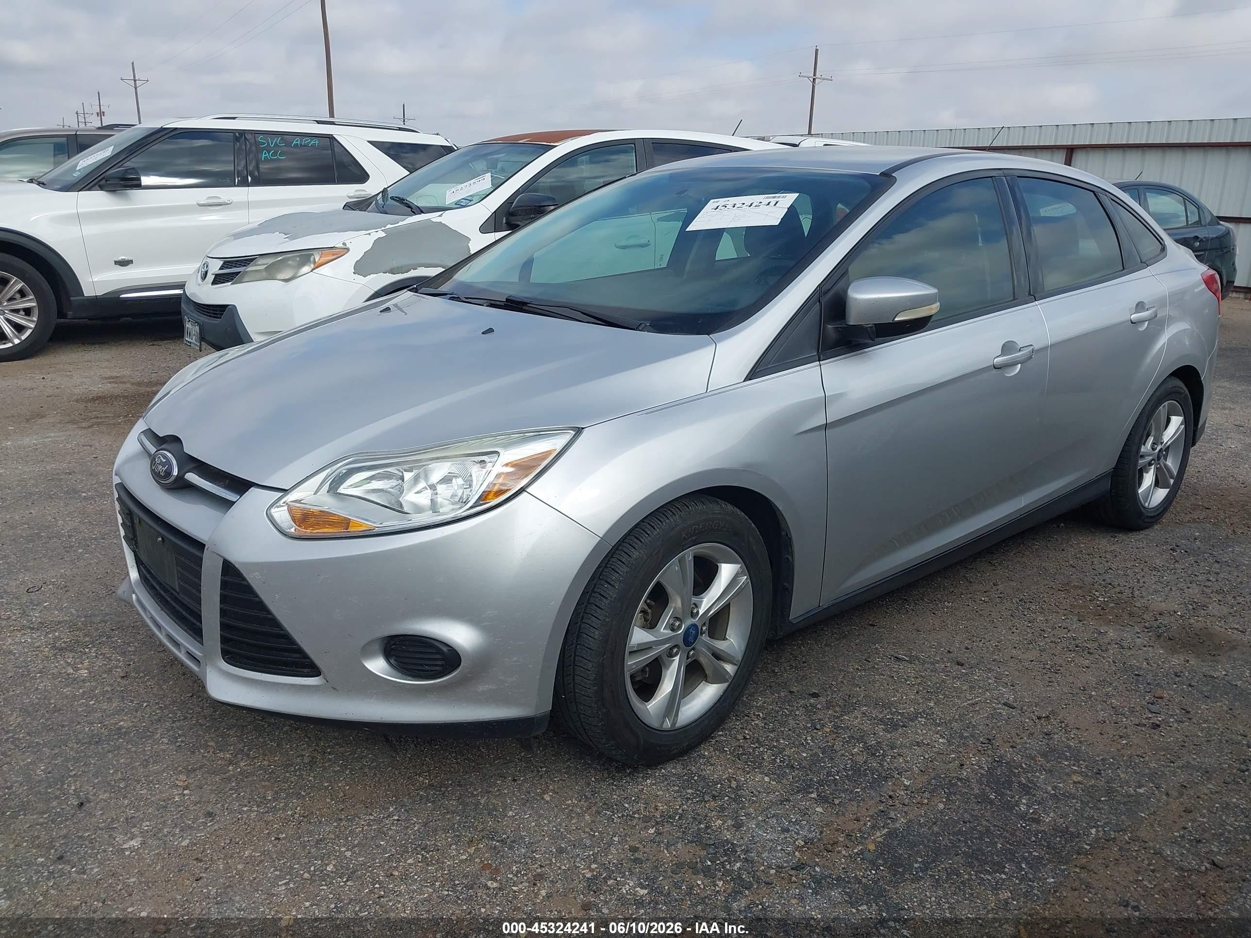 2014 Ford Focus Se Silver vin: 1FADP3F22EL218430