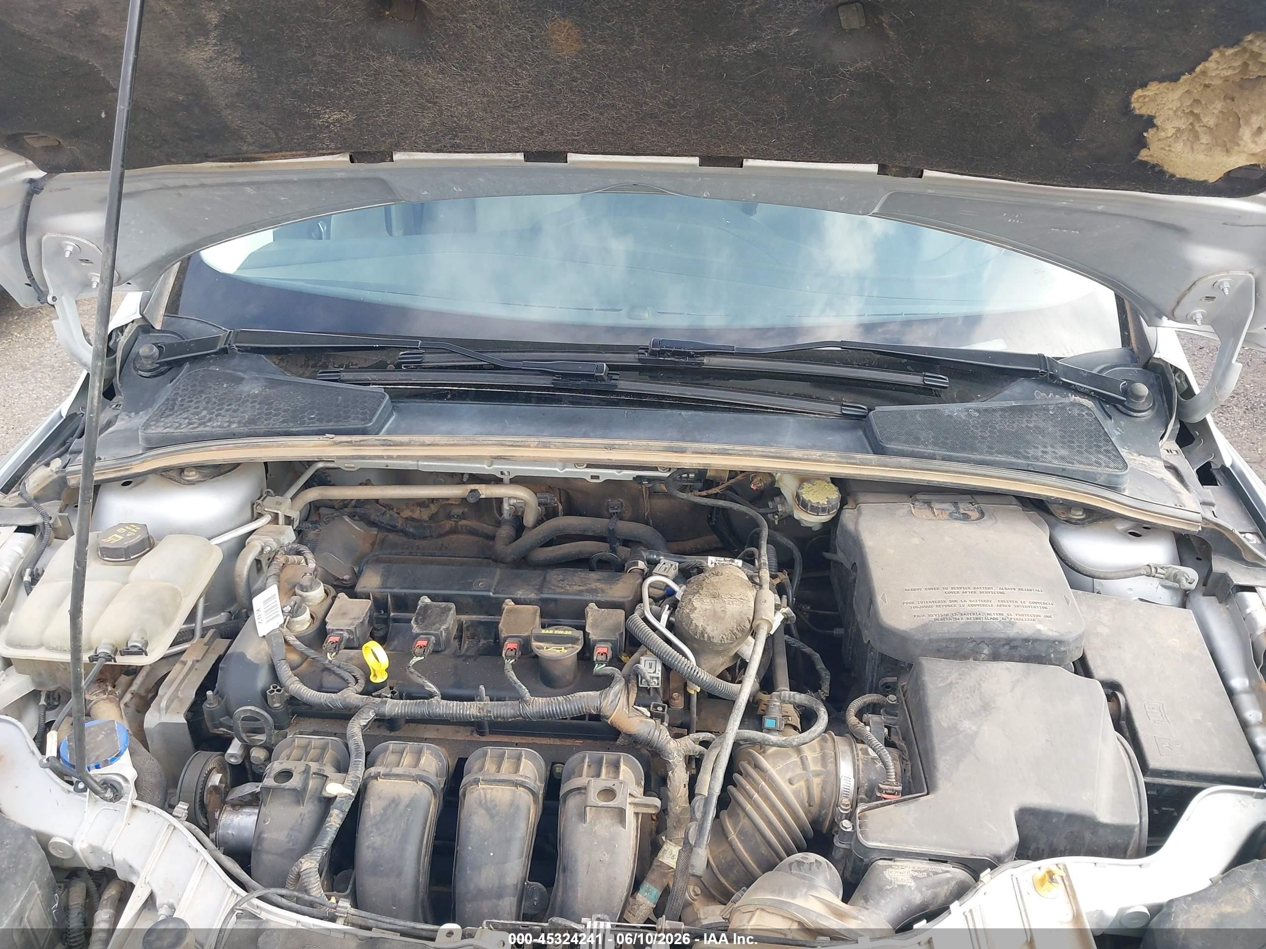 2014 Ford Focus Se Silver vin: 1FADP3F22EL218430