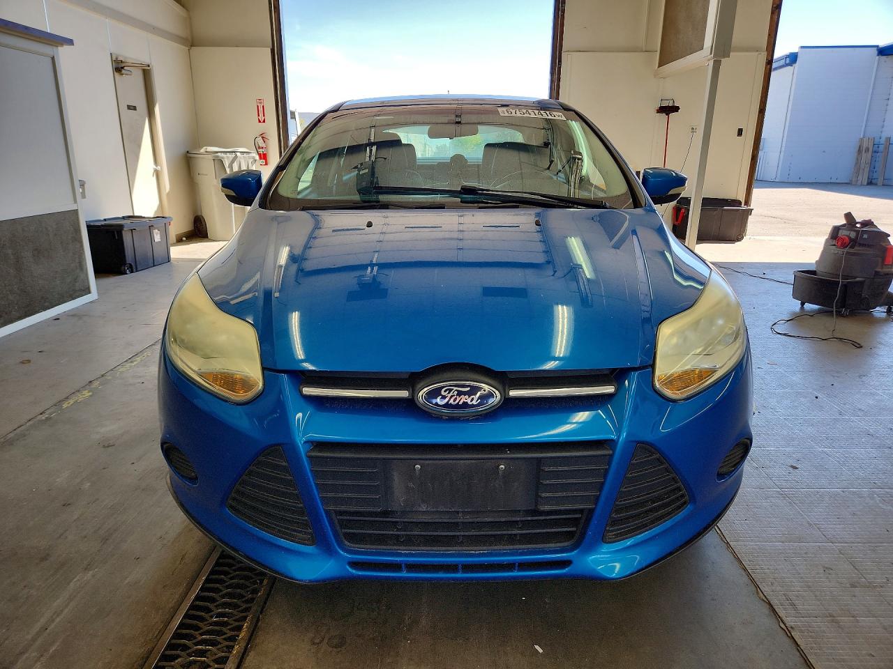 2014 Ford Focus Se Blue vin: 1FADP3F22EL219741