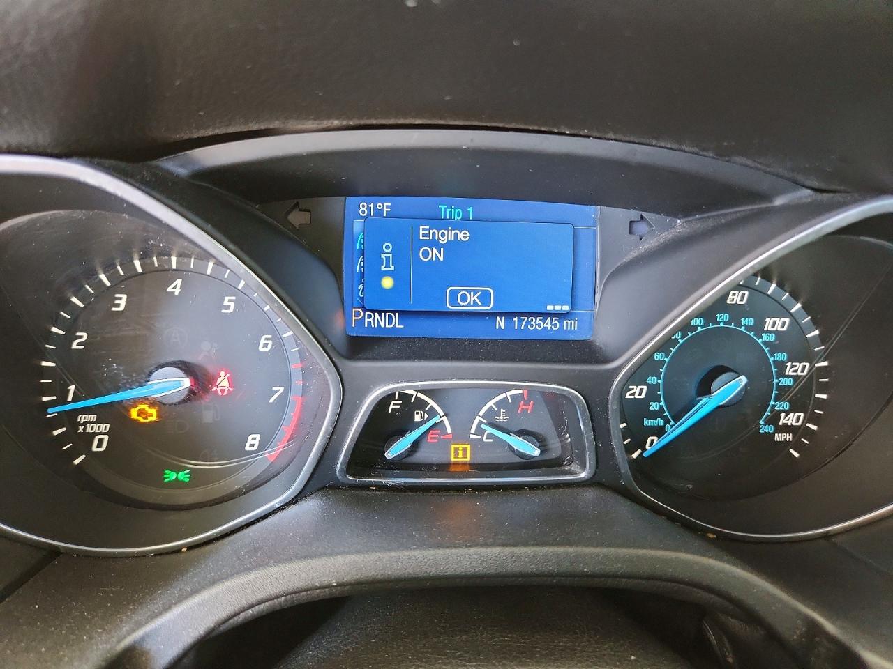 2014 Ford Focus Se Blue vin: 1FADP3F22EL219741