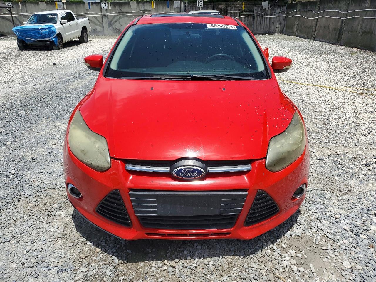 2014 Ford Focus Se Red vin: 1FADP3F22EL219898