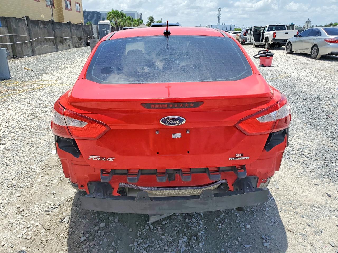 2014 Ford Focus Se Red vin: 1FADP3F22EL219898