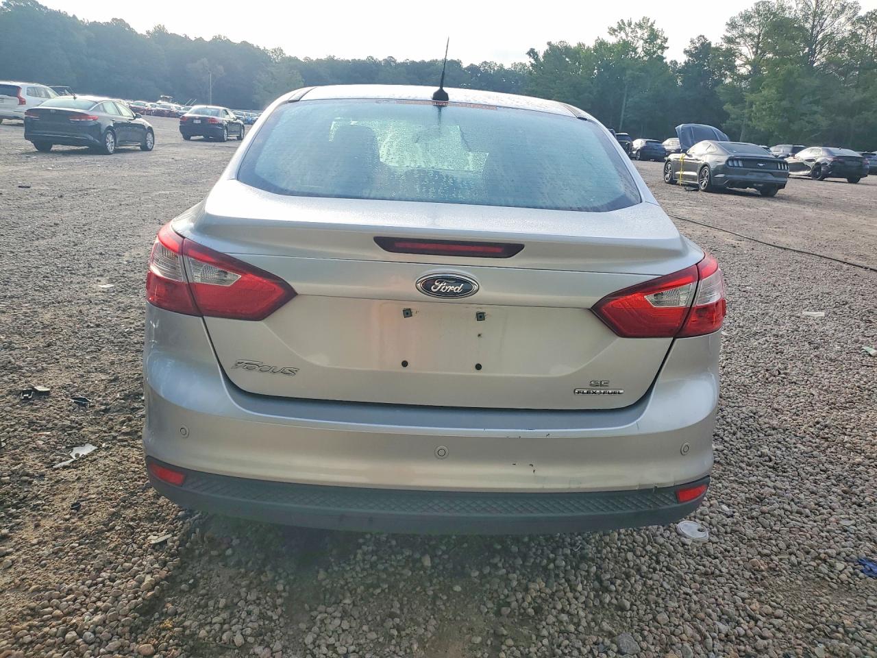 2014 Ford Focus Se Silver vin: 1FADP3F22EL221747