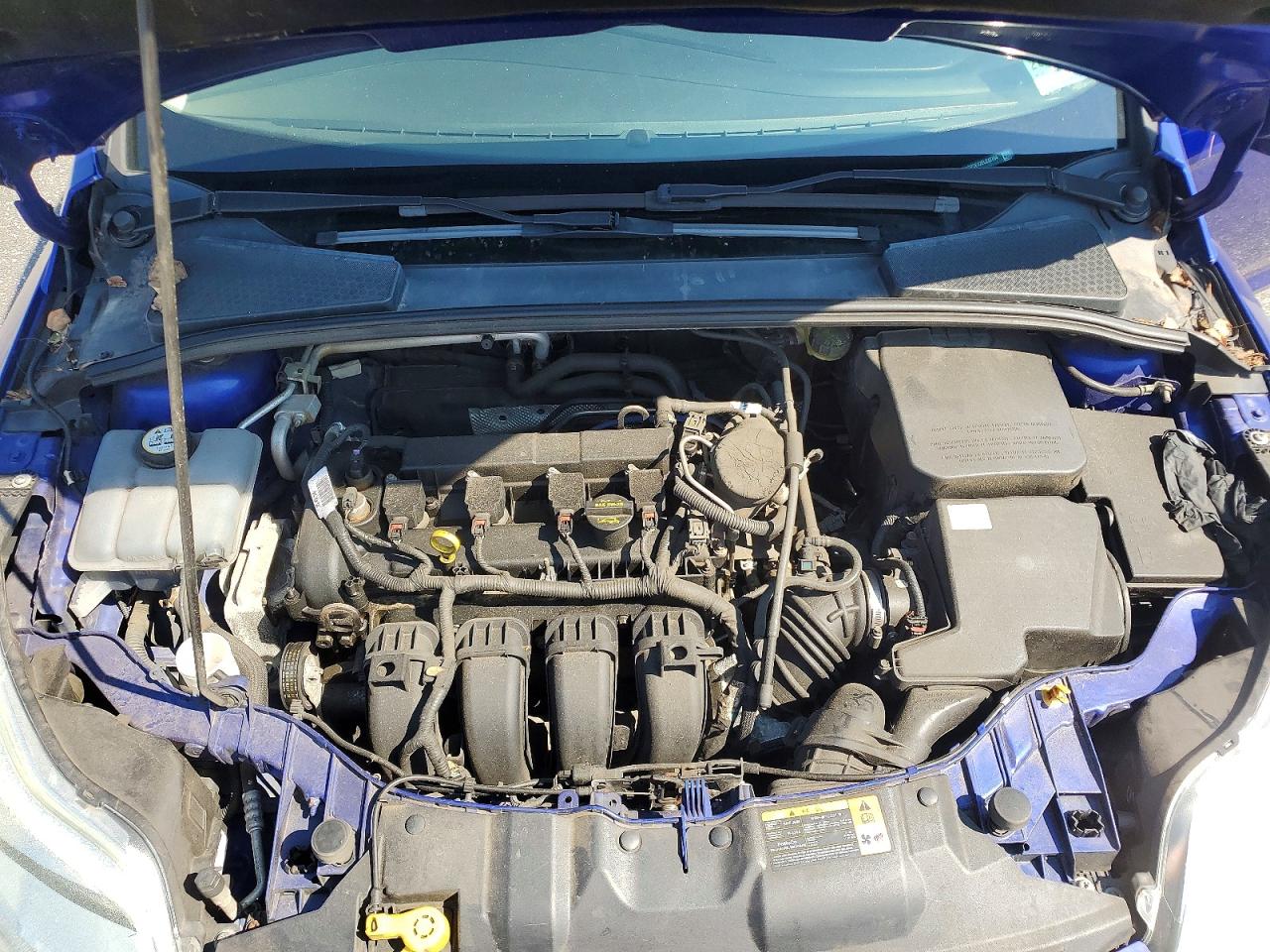 2014 Ford Focus Se Blue vin: 1FADP3F22EL232764