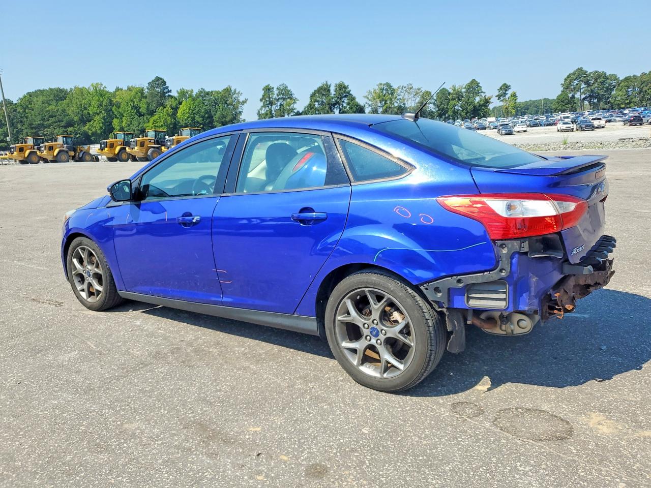 2014 Ford Focus Se Blue vin: 1FADP3F22EL232764