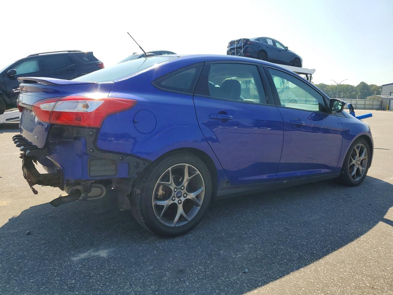 2014 Ford Focus Se Blue vin: 1FADP3F22EL232764