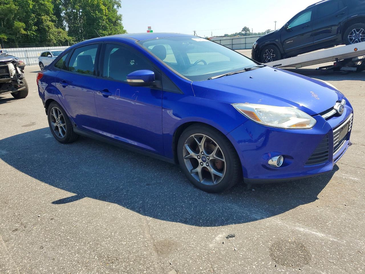 2014 Ford Focus Se Blue vin: 1FADP3F22EL232764