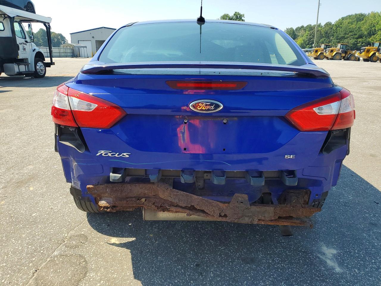 2014 Ford Focus Se Blue vin: 1FADP3F22EL232764