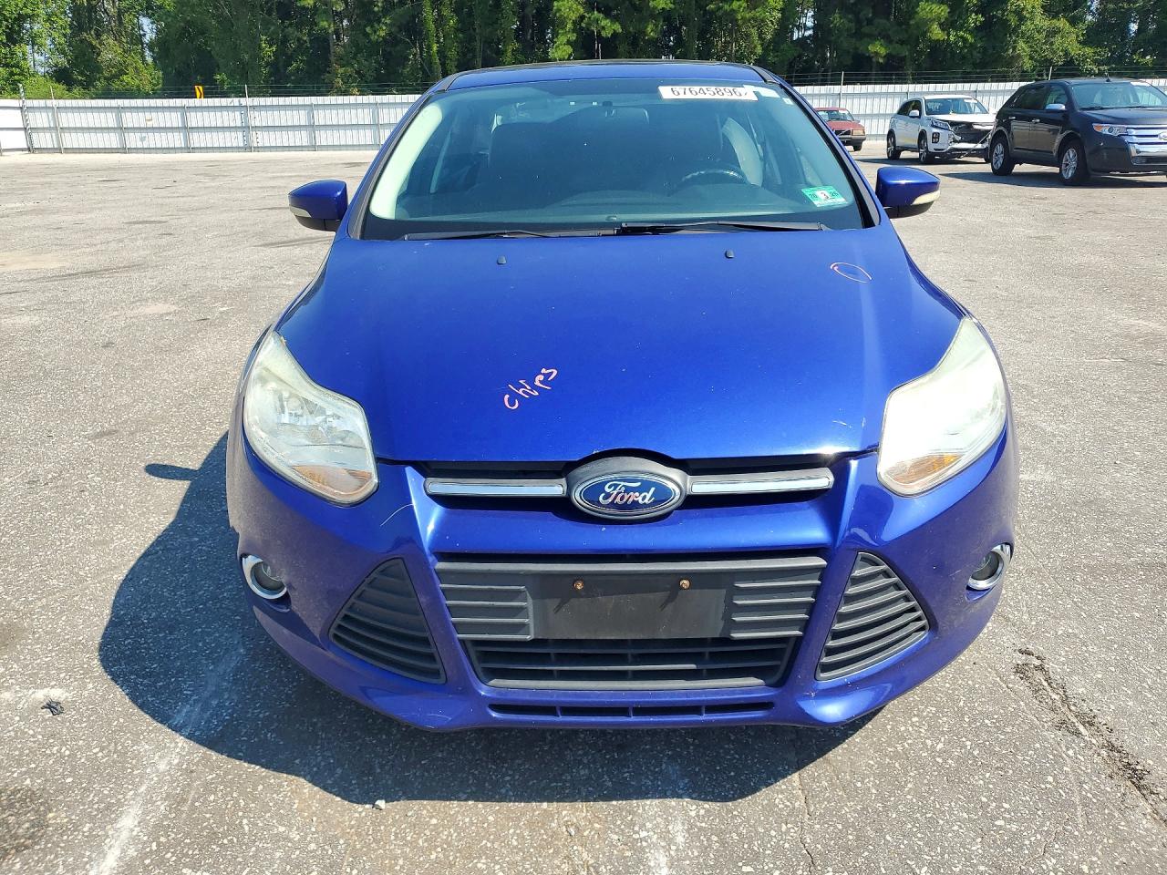 2014 Ford Focus Se Blue vin: 1FADP3F22EL232764