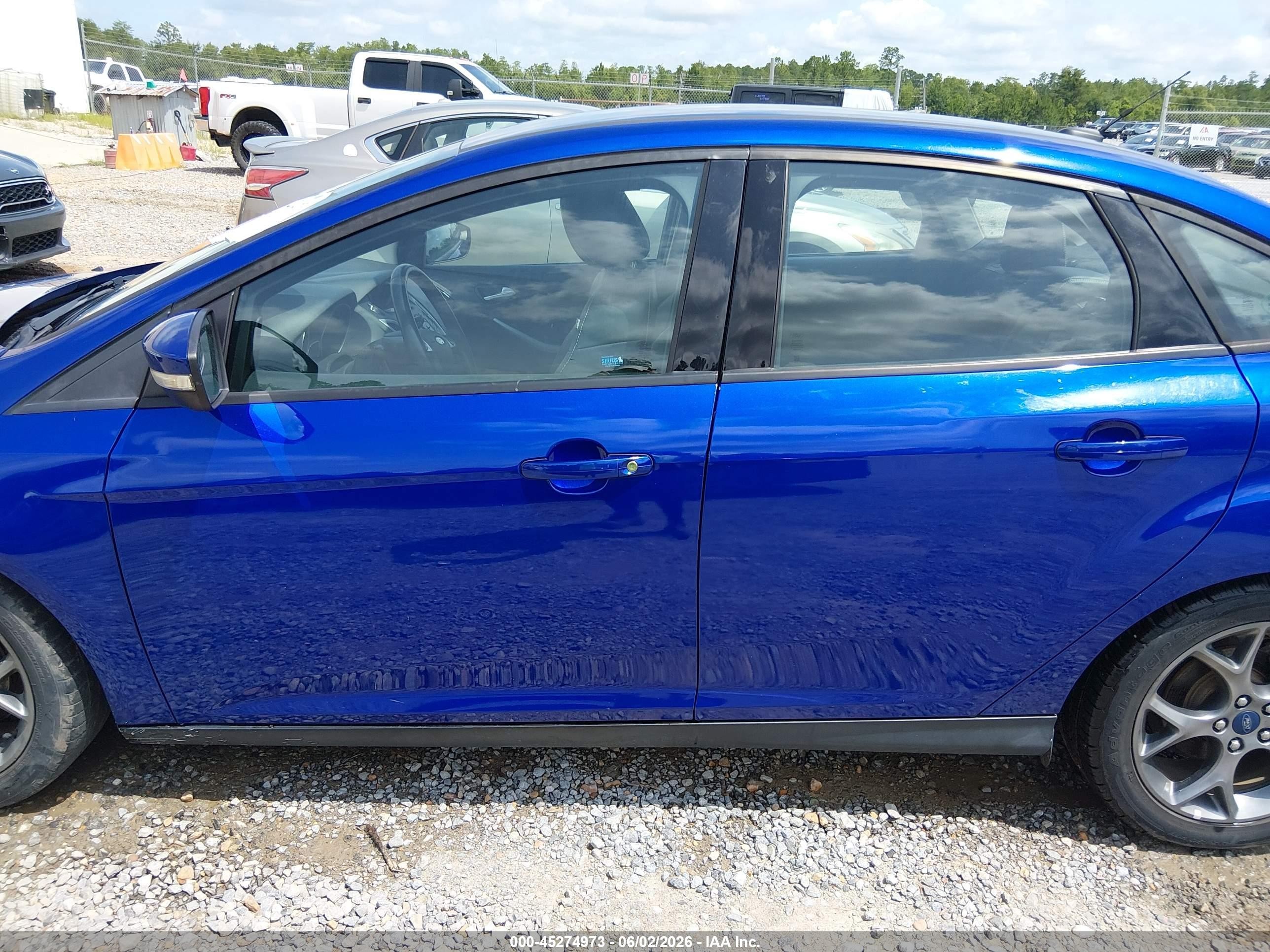 2014 Ford Focus Se Синий vin: 1FADP3F22EL244011