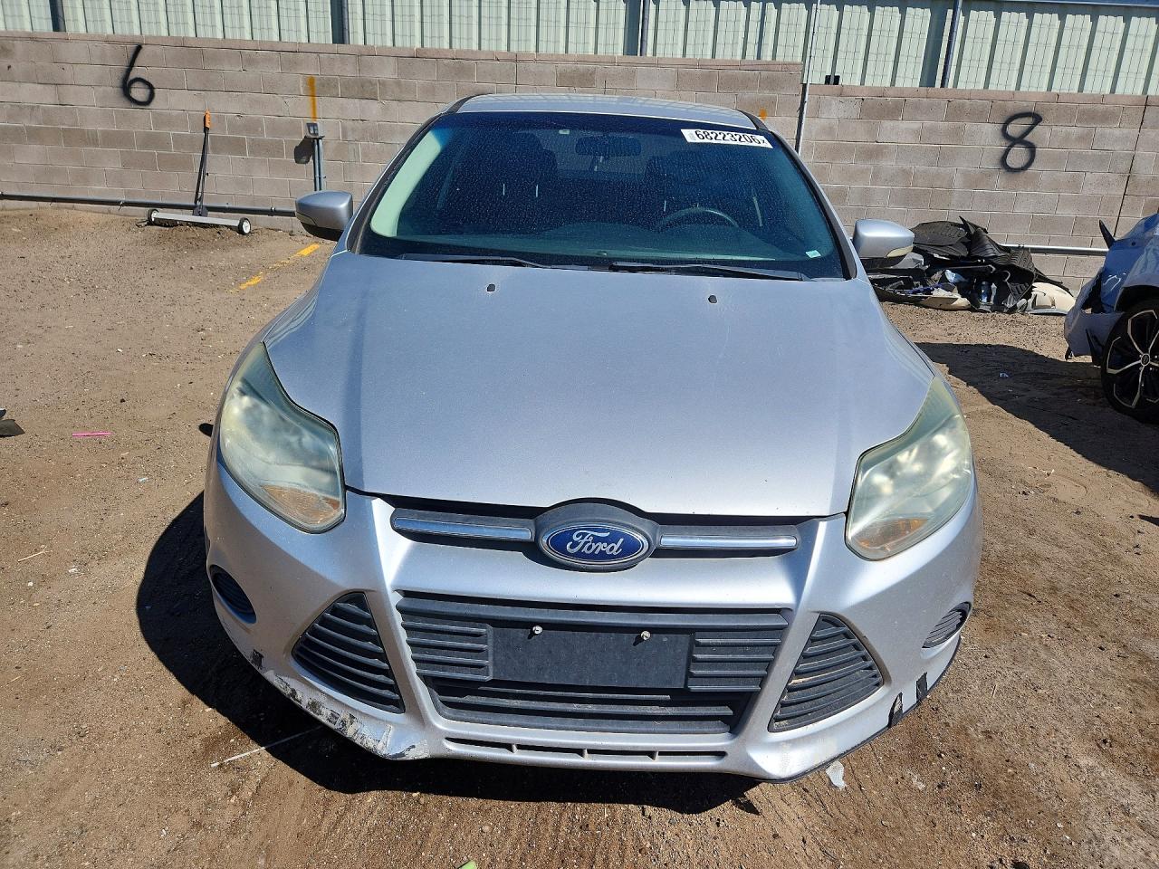 2014 Ford Focus Se Silver vin: 1FADP3F22EL254019