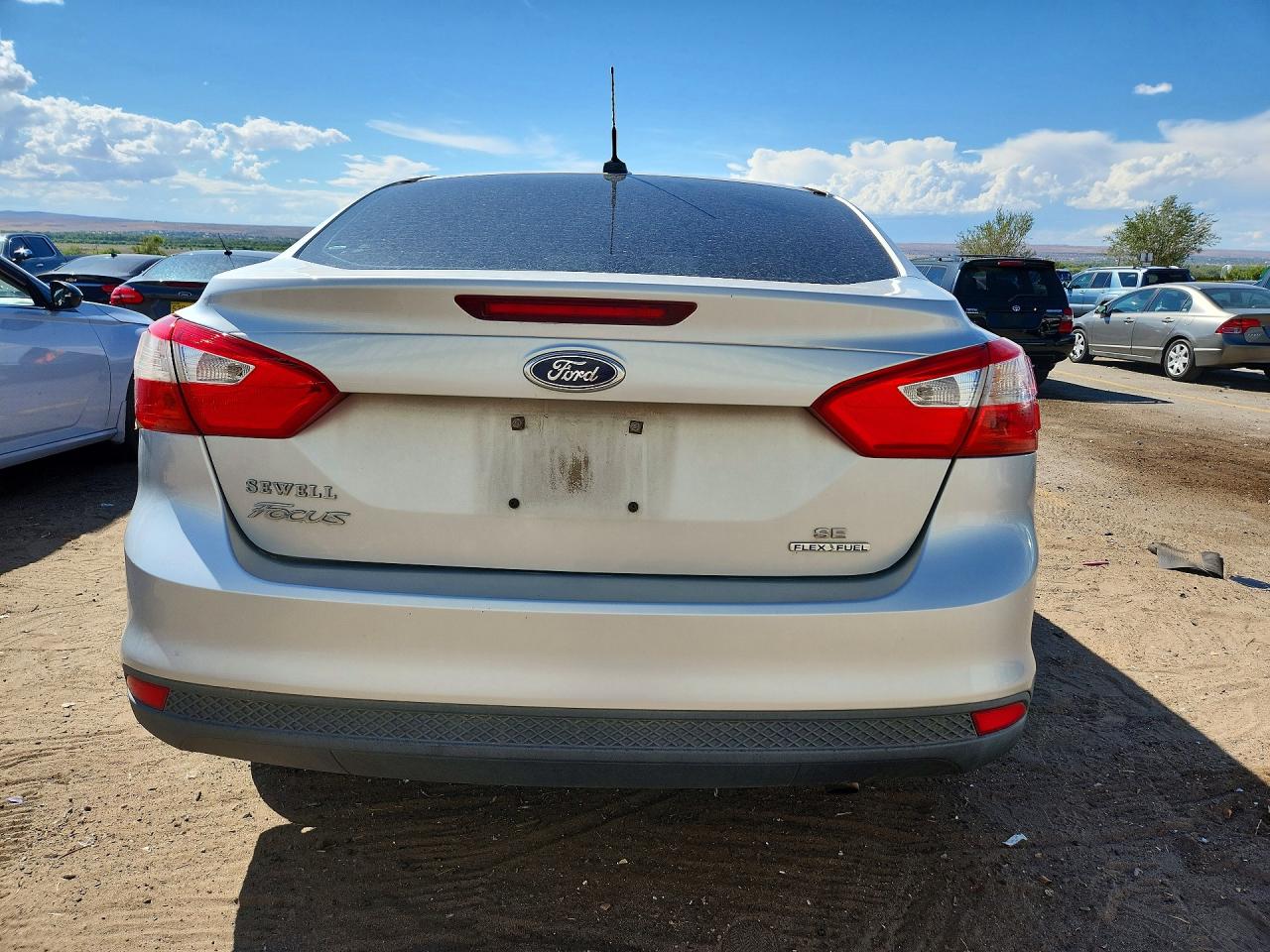 2014 Ford Focus Se Silver vin: 1FADP3F22EL254019