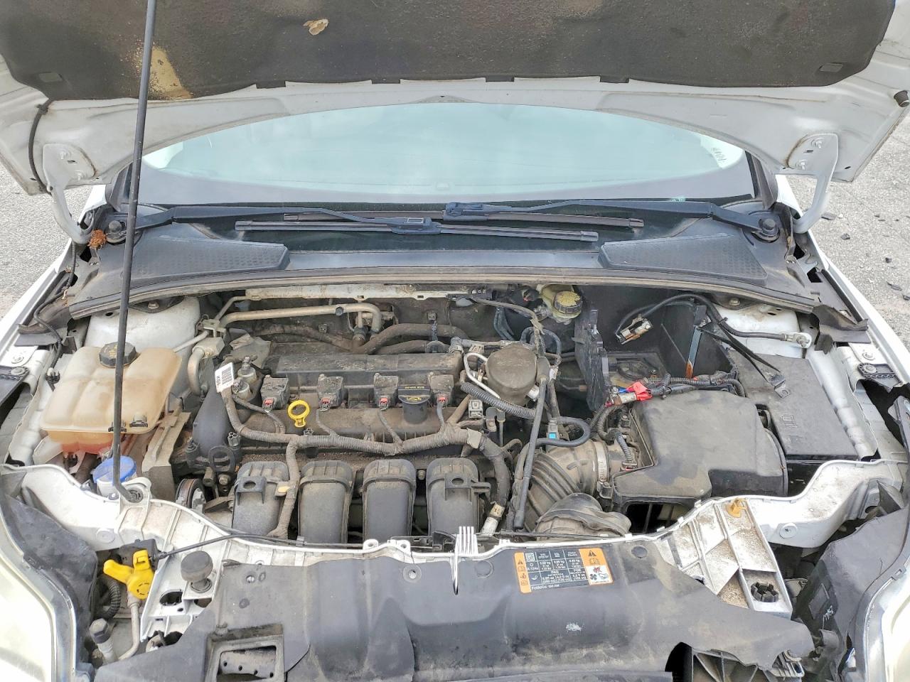 2014 Ford Focus Se White vin: 1FADP3F22EL272469