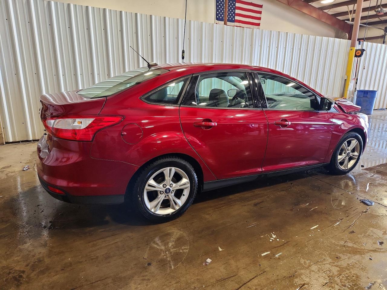 2014 Ford Focus Se Темно-бордовый vin: 1FADP3F22EL291491