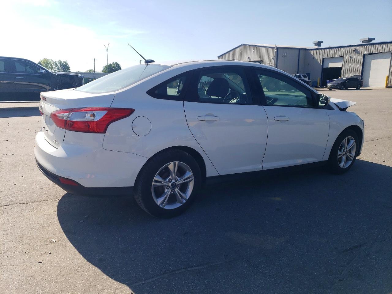 2014 Ford Focus Se White vin: 1FADP3F22EL324778