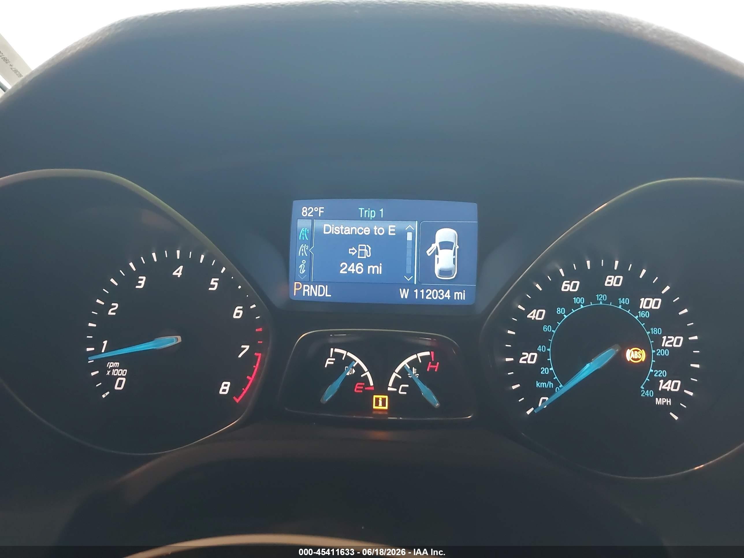 2014 Ford Focus Se Gray vin: 1FADP3F22EL334050
