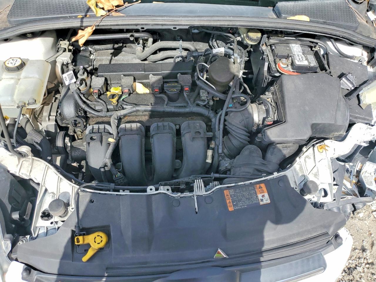2014 Ford Focus Se White vin: 1FADP3F22EL336753
