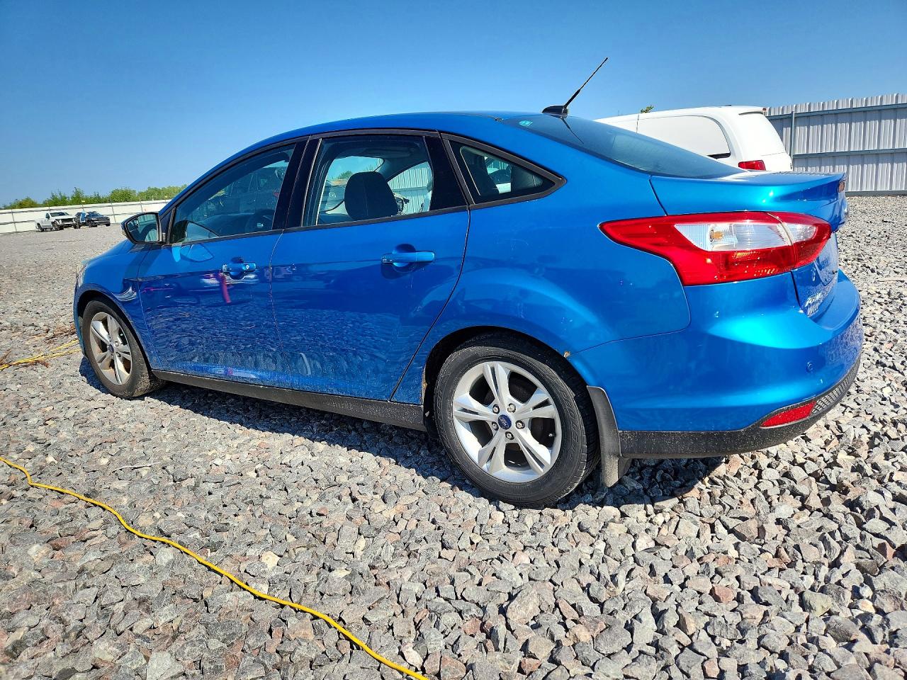 2014 Ford Focus Se Blue vin: 1FADP3F22EL337093