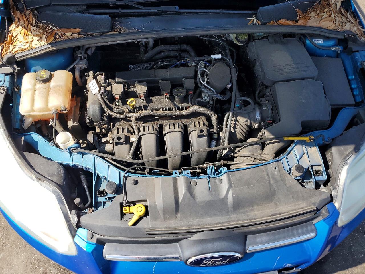 2014 Ford Focus Se Blue vin: 1FADP3F22EL339135