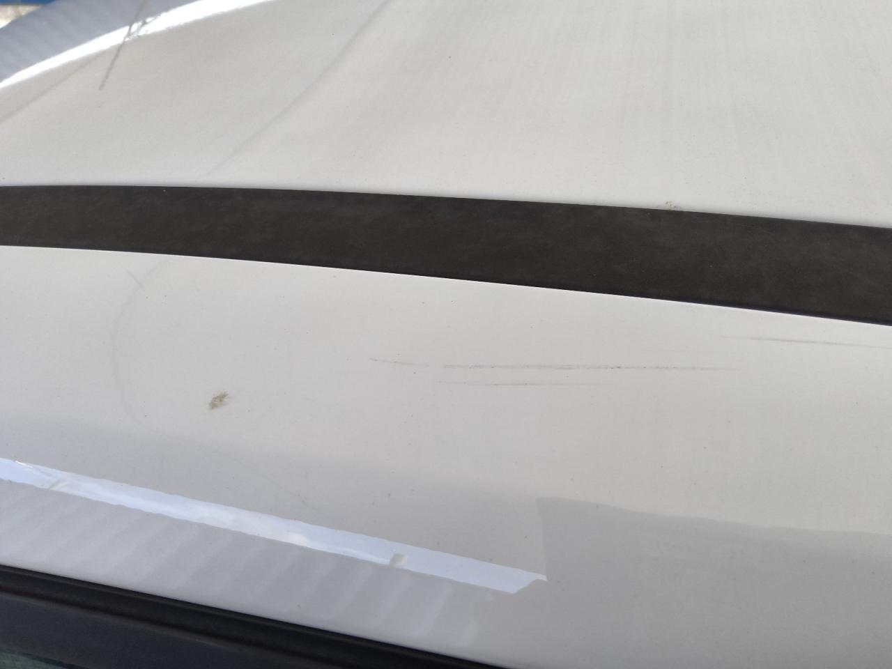 2014 Ford Focus Se White vin: 1FADP3F22EL345890 Damage: Right Drip Rail, Multiple Scratches Heavy, 2
