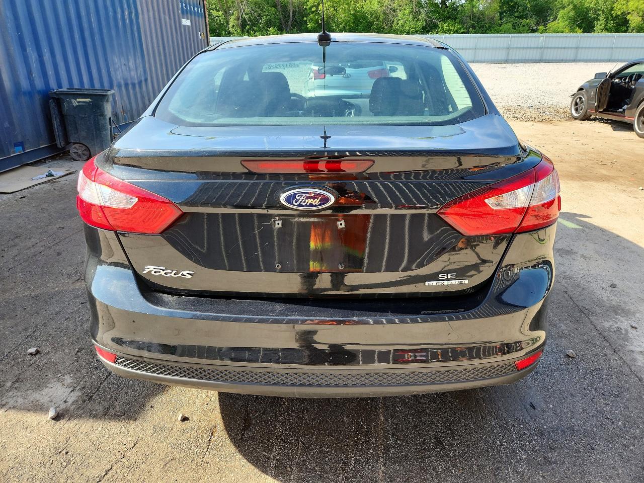 2014 Ford Focus Se Black vin: 1FADP3F22EL346473