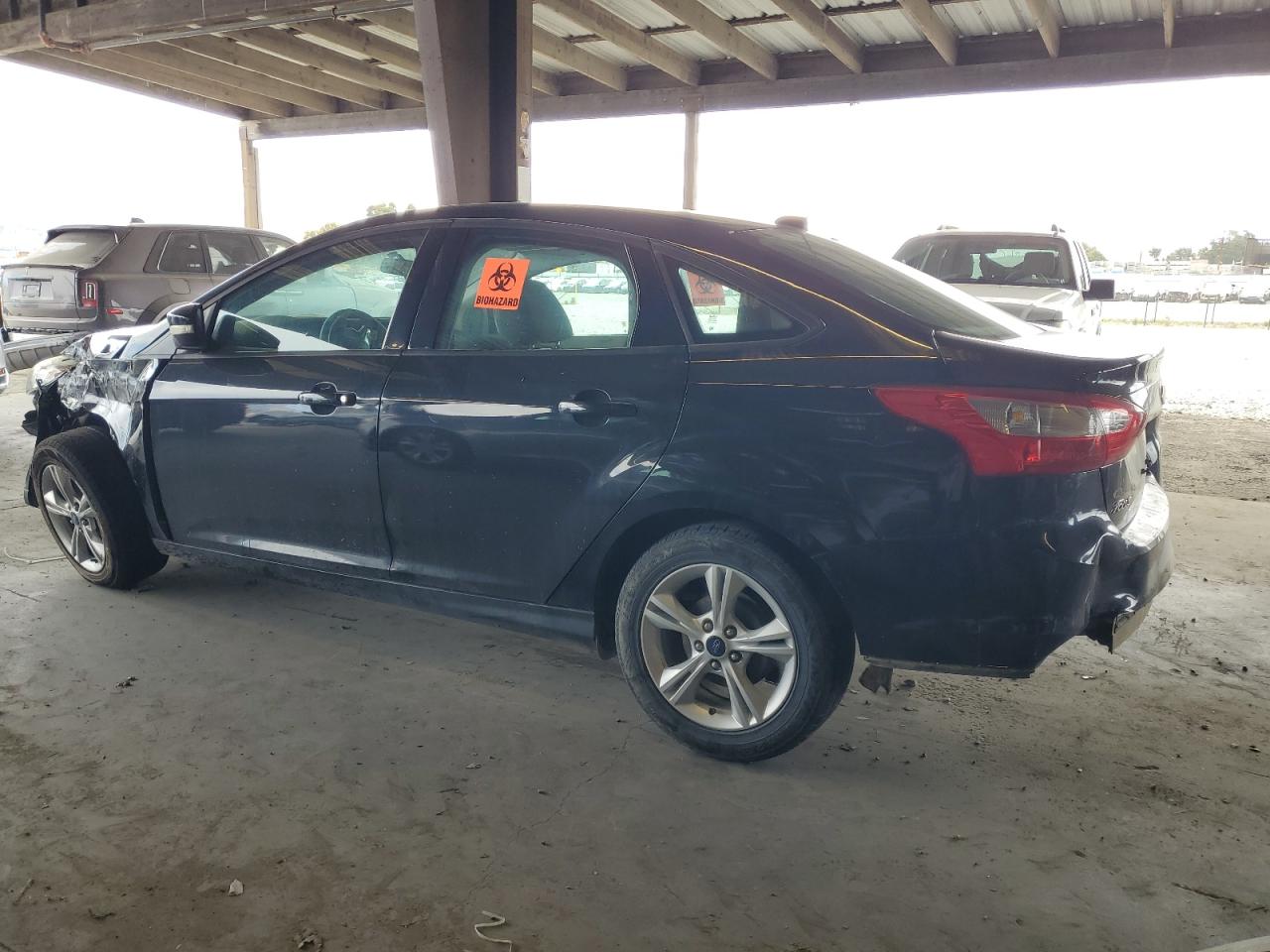 2014 Ford Focus Se Black vin: 1FADP3F22EL375309