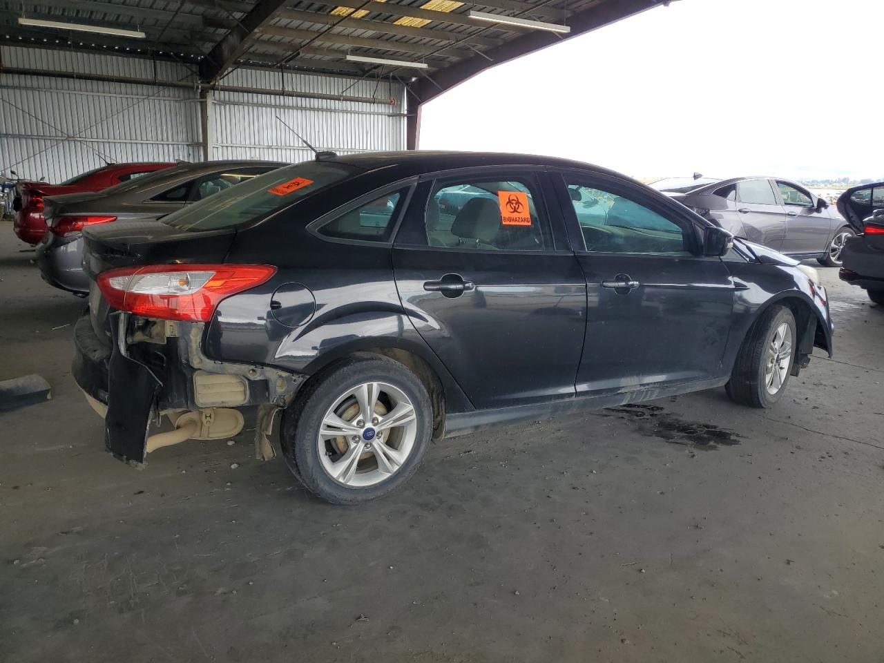 2014 Ford Focus Se Black vin: 1FADP3F22EL375309