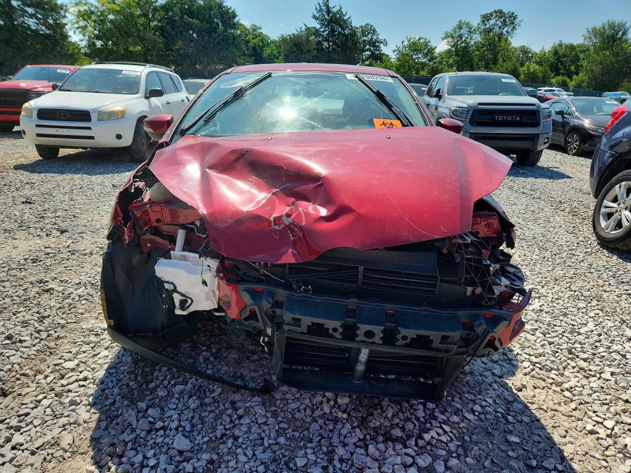 2014 Ford Focus Se Red vin: 1FADP3F22EL388139
