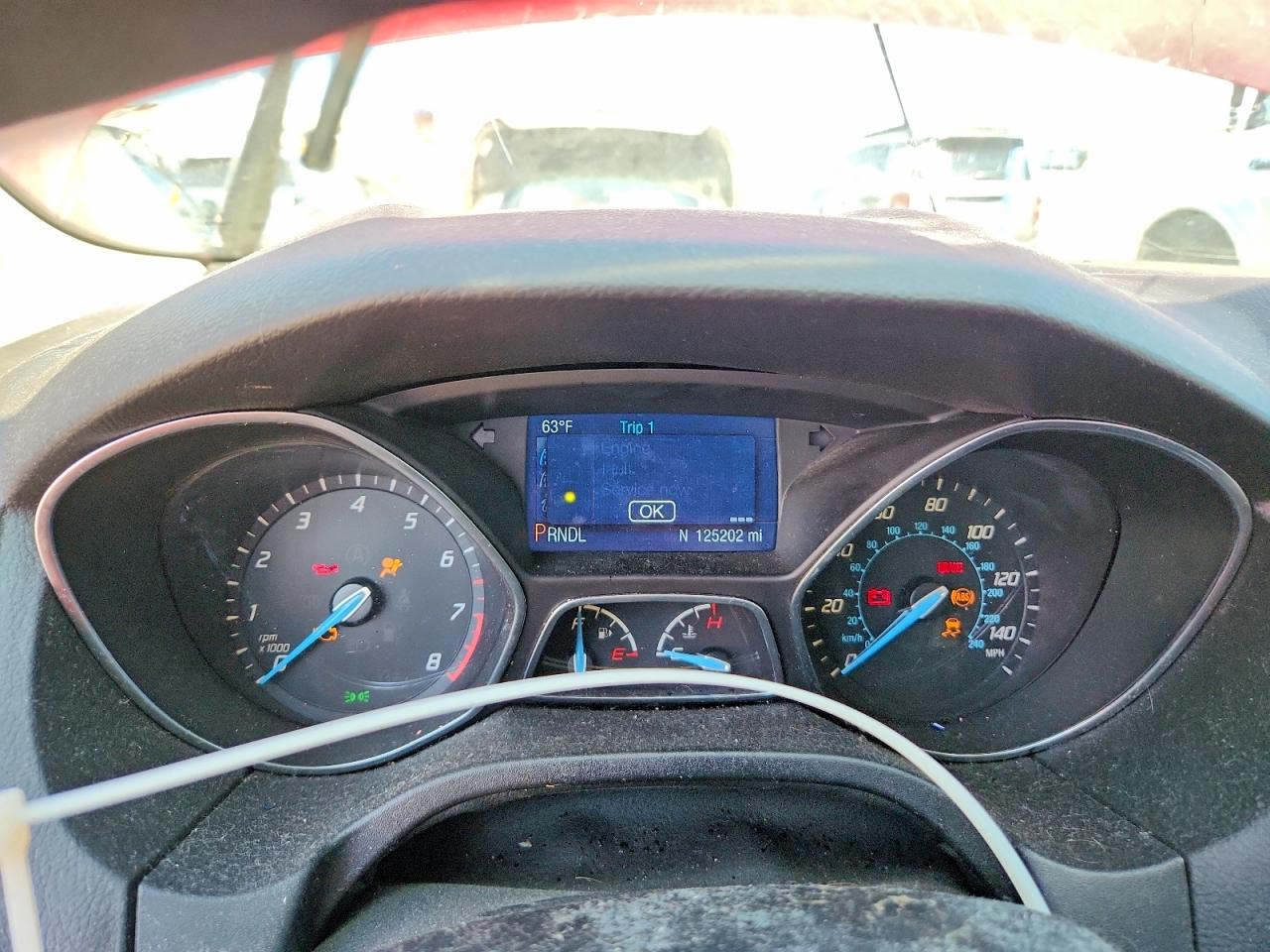 2014 Ford Focus Se Red vin: 1FADP3F22EL388139