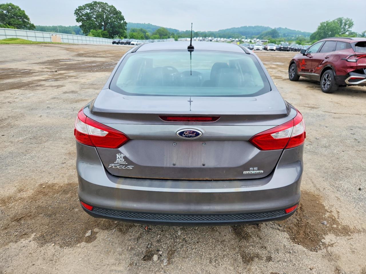 2014 Ford Focus Se Gray vin: 1FADP3F22EL393454
