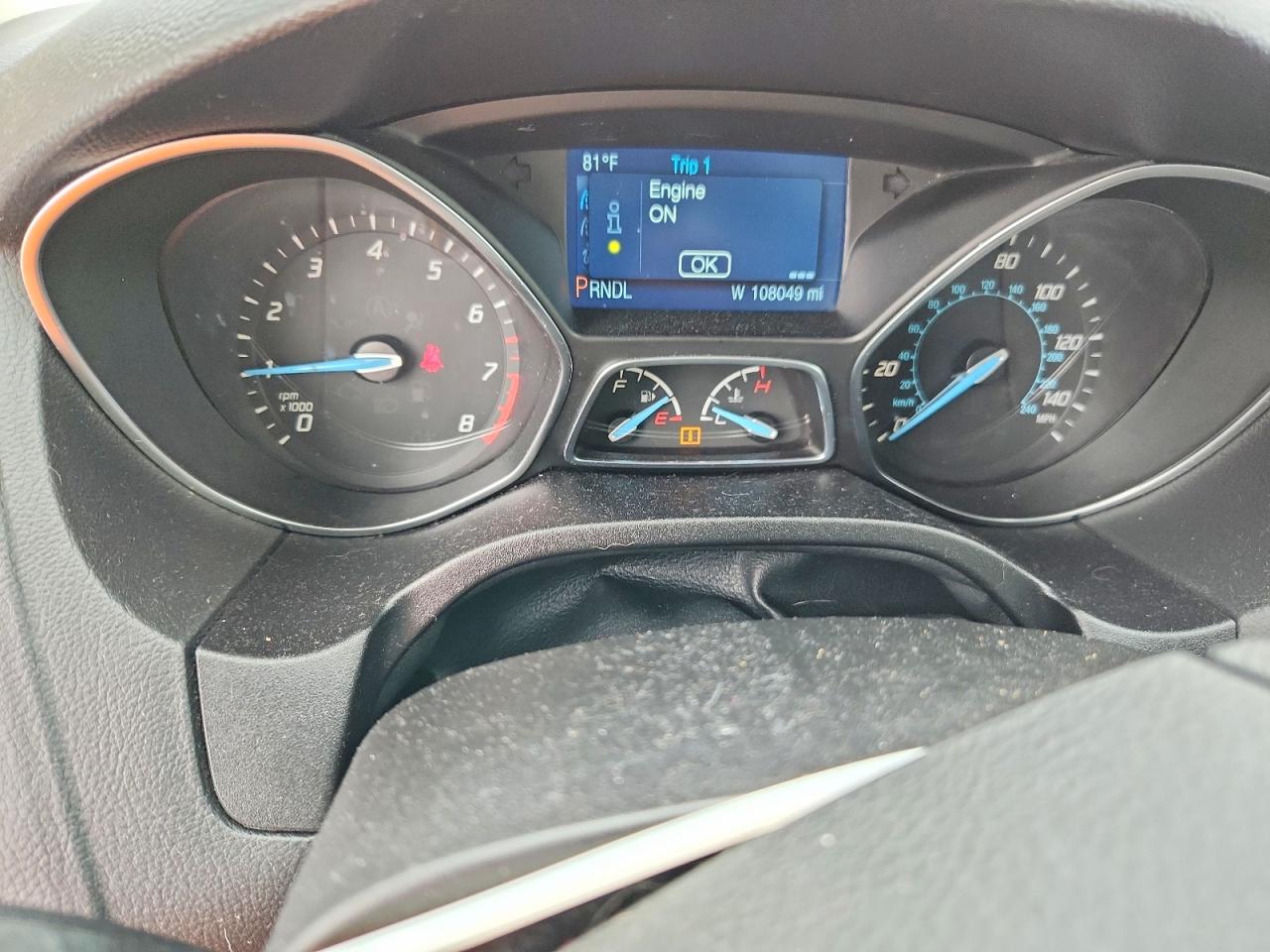 2014 Ford Focus Se Gray vin: 1FADP3F22EL393454