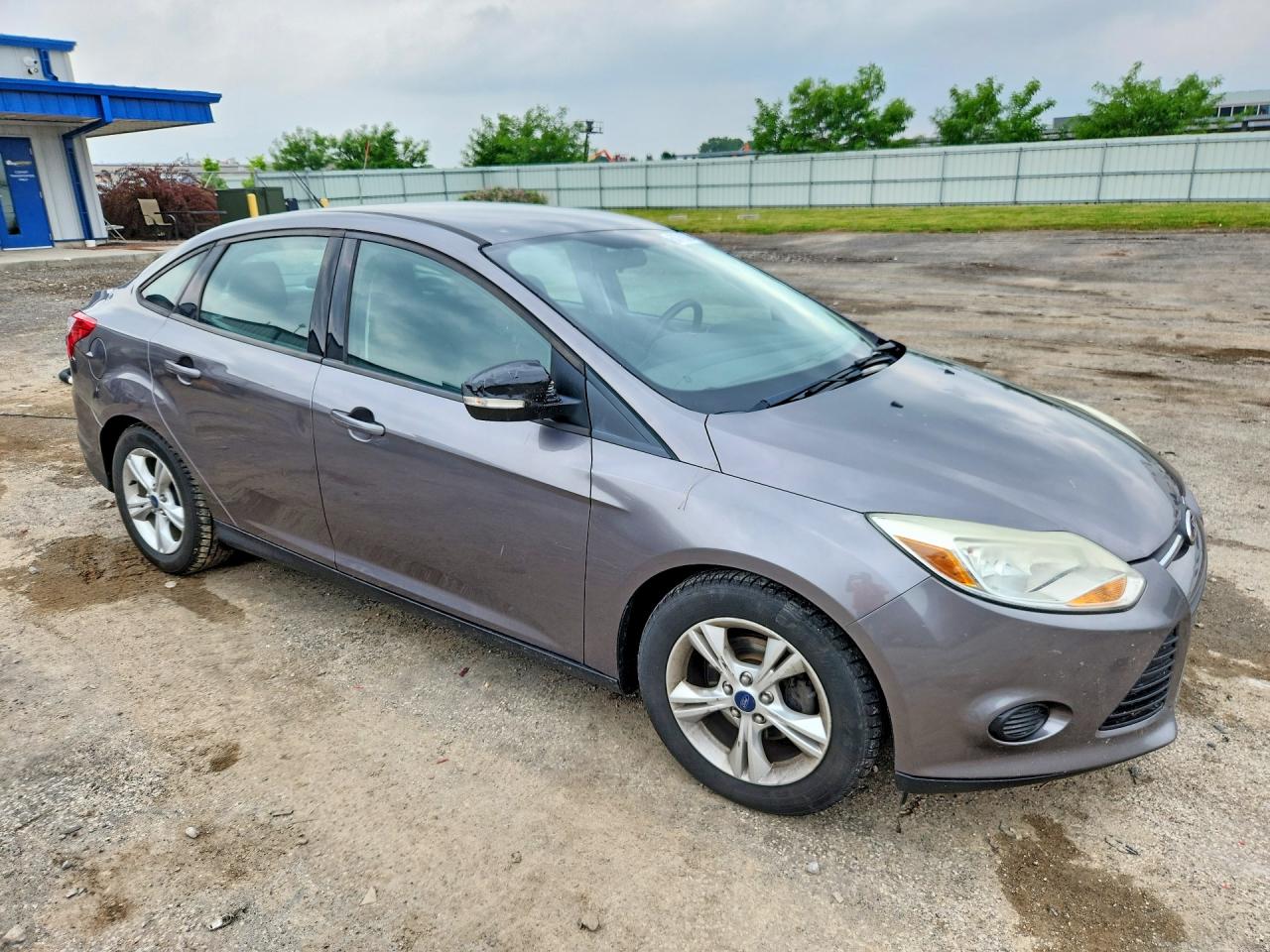 2014 Ford Focus Se Gray vin: 1FADP3F22EL393454